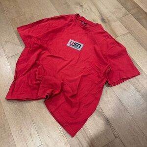 Vintage Y2K USN t shirt XL